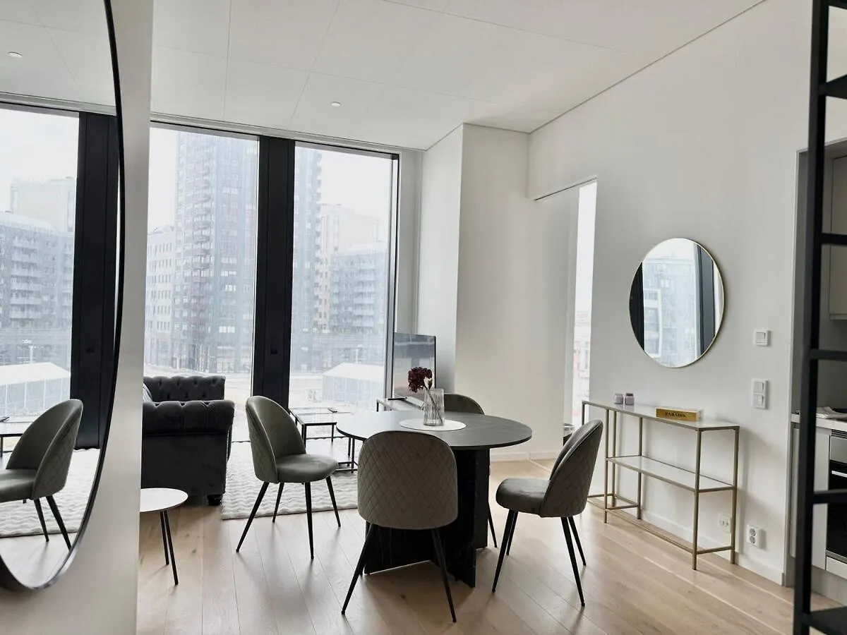 Apartment Luxury Apt - Karlatornet - 2Br - Spa - Gym - City Gothenburg